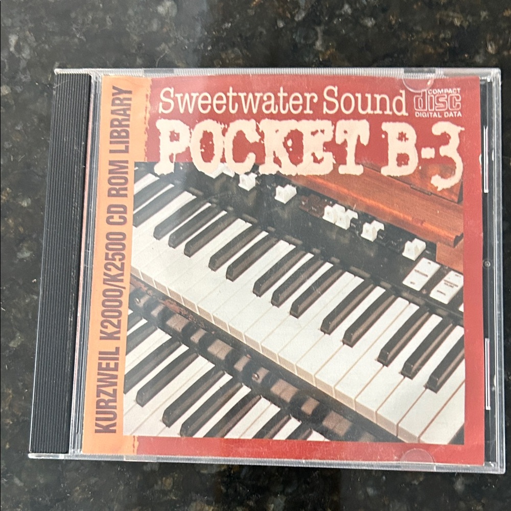 Sweetwater Sound Pocket B-3 CD ROM Library, like new, Kurzweil